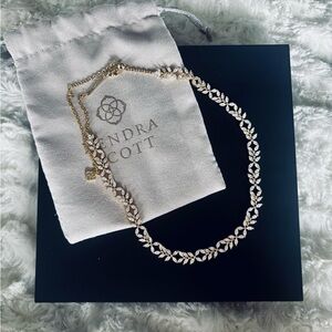 Kendra Scott Gold Leaf Necklace